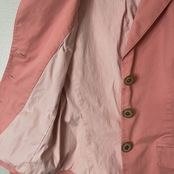 Talbots Women's Stretch Blazer Size 10 Light Pink - Picture 10 of 11